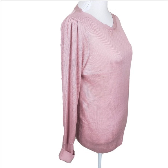 NWT’s 14th and Union blush pink‎ knit sweater - Picture 4 of 8